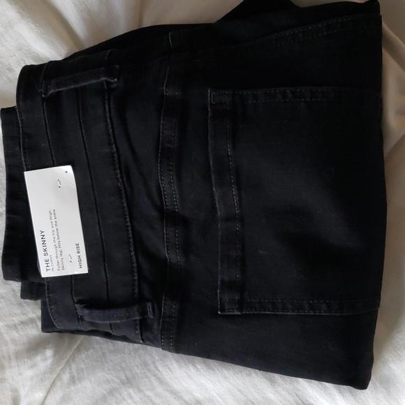 NWT Ann Taylor Skinny Sculpting High Waisted Black Jeans - Picture 9 of 11
